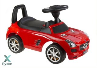 Jeździk Mercedes SLS AMG Pchacz Dla Dziecka Oparcie Schowek Czerwony LEAN CARS