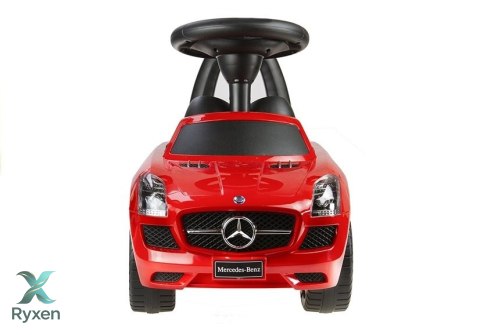 Jeździk Mercedes SLS AMG Pchacz Dla Dziecka Oparcie Schowek Czerwony LEAN CARS