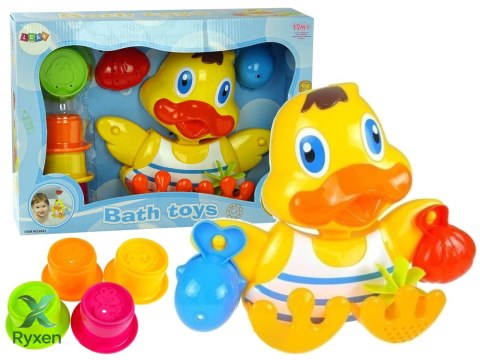 Kaczuszka do Kąpieli Zestaw do Wanny Kubeczki LEAN TOYS