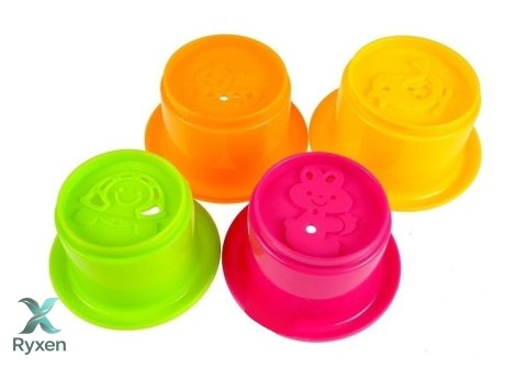 Kaczuszka do Kąpieli Zestaw do Wanny Kubeczki LEAN TOYS