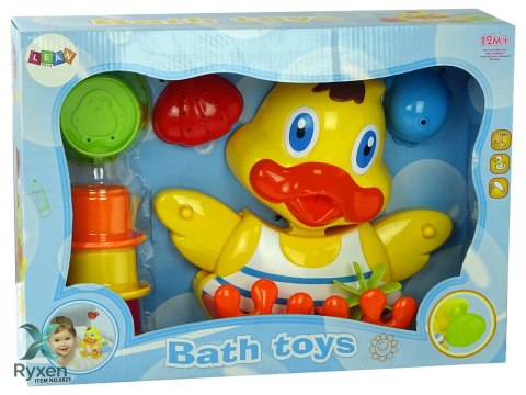 Kaczuszka do Kąpieli Zestaw do Wanny Kubeczki LEAN TOYS