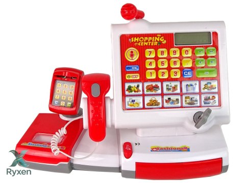 Kasa Fiskalna Dotykowa Akcesoria Czytnik Dźwięk LEAN TOYS