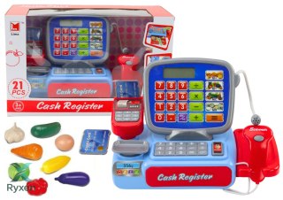 Kasa Sklepowa Czytnik Kalkulator Dźwięki LEAN TOYS