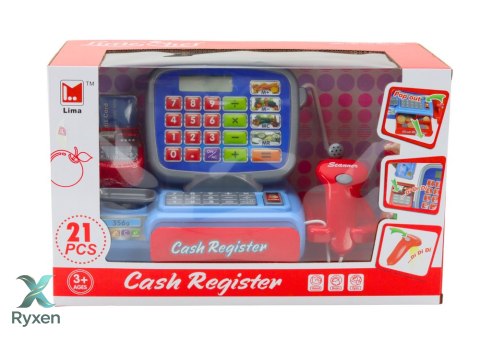Kasa Sklepowa Czytnik Kalkulator Dźwięki LEAN TOYS
