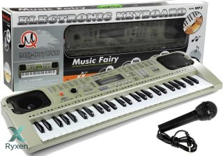 Keyboard MQ807 Organy Pianinko + Mikrofon USB LEAN TOYS
