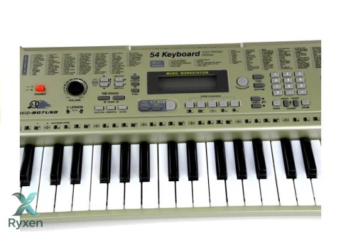 Keyboard MQ807 Organy Pianinko + Mikrofon USB LEAN TOYS