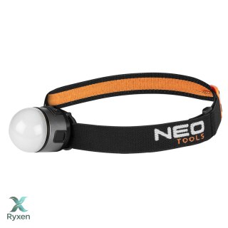 Lampa czołowa biwakowa aku 250+200 lm NEO TOOLS