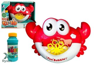 Maszyna do Baniek Mydlanych Krab Czerwony LEAN TOYS