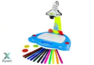 Projektor Rzutnik Rakieta Do Malowania 36 Obrazków LEAN TOYS