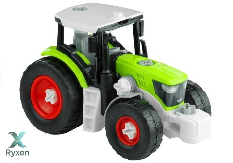 Rozkręcany Traktor z Otwierana Przyczepą 43 cm LEAN TOYS