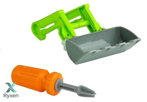 Rozkręcany Traktor z Otwierana Przyczepą 43 cm LEAN TOYS