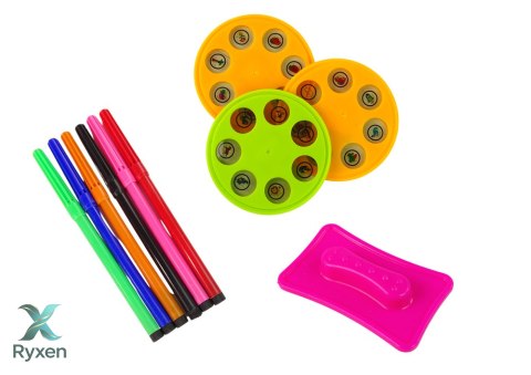 Rzutnik Kwiatek Projektor do Malowania Akcesoria LEAN TOYS