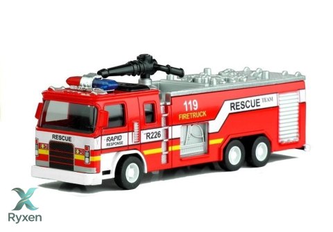 Samochodzik Wóz Strażacki z Drabiną 2 Rodzaje 1:32 LEAN TOYS