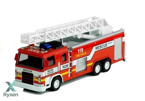 Samochodzik Wóz Strażacki z Drabiną 2 Rodzaje 1:32 LEAN TOYS