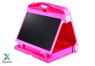 Tablica Na kredę Pisak + Pisaki Szblony 2w1 LEAN TOYS