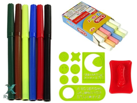 Tablica Składana w Walizkę Dwustronna 2w1 Na Kredę LEAN TOYS
