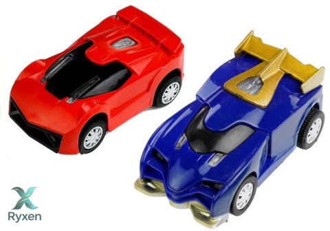 Tor Wyścigowy 2 Autka Slot Cars 1:43 Pętla Lampki LEAN TOYS