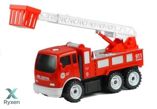Wóz Strażacki z Drabiną Do Rozkręcania Narzędzia LEAN TOYS