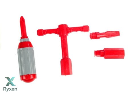 Wóz Strażacki z Drabiną Do Rozkręcania Narzędzia LEAN TOYS