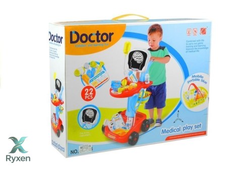 Wózek Lekarski z Akcesoriami 22 Elementy LEAN TOYS