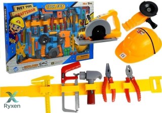 Zestaw Narzędzi dla Majsterkowicza Warsztat Pas 55 Elementów LEAN TOYS