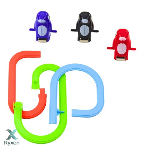 Zestaw Pingwiny Interaktywne Na Ruchomych Schodach Dla Dzieci LEAN TOYS