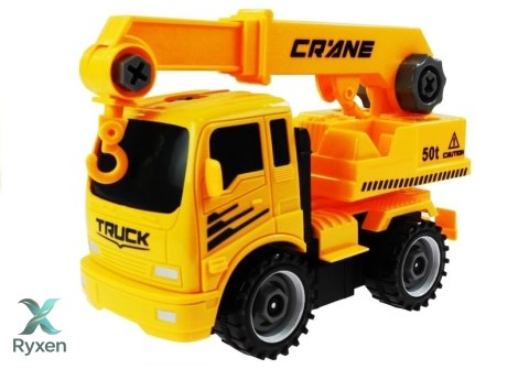 Zestaw Pojazdów Do Rozkręcania Betoniarka Wywrotka LEAN TOYS