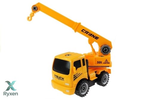 Zestaw Pojazdów Do Rozkręcania Betoniarka Wywrotka LEAN TOYS