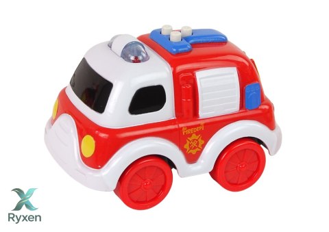 Zestaw Straż Remiza Strażacka z Dźwiękiem LEAN TOYS