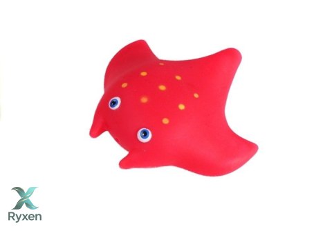 Zestaw Zwierząt Morskich do Kąpieli Sitko Do Łowienia Gumowe 12 el. LEAN TOYS