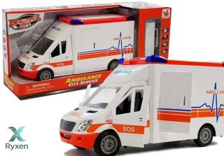 Ambulans na Baterie z noszami Dźwięk i Światło LEAN TOYS