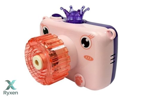 Aparat puszcza Bańki mydlane na Baterie Różowy LEAN TOYS