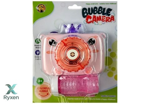 Aparat puszcza Bańki mydlane na Baterie Różowy LEAN TOYS