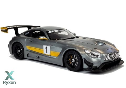 Auto R/C Mercedes AMG GT3 Rastar 1:14 Szare na pilota RASTAR