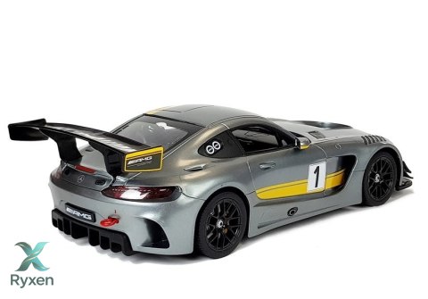 Auto R/C Mercedes AMG GT3 Rastar 1:14 Szare na pilota RASTAR