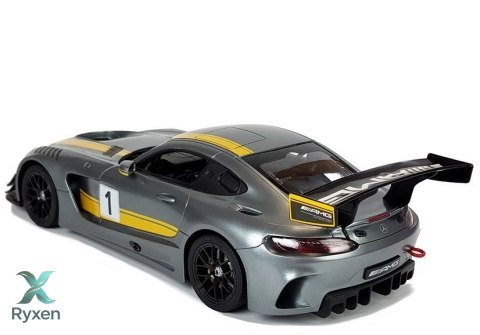 Auto R/C Mercedes AMG GT3 Rastar 1:14 Szare na pilota RASTAR