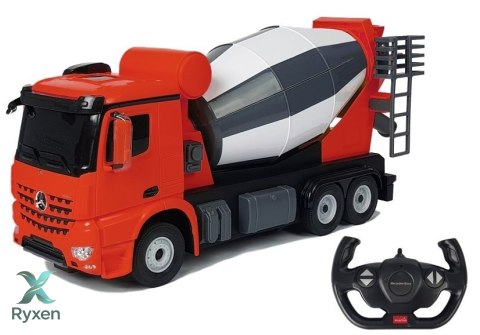 Auto R/C Mercedes-Benz Arocs Rastar 1:14 Czerwone na Pilota RASTAR