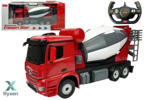 Auto R/C Mercedes-Benz Arocs Rastar 1:14 Czerwone na Pilota RASTAR