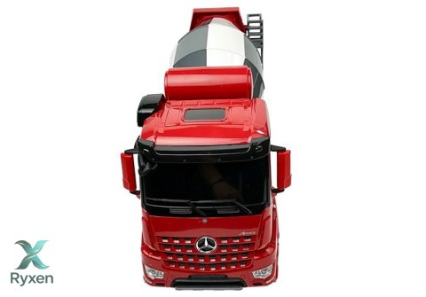 Auto R/C Mercedes-Benz Arocs Rastar 1:14 Czerwone na Pilota RASTAR