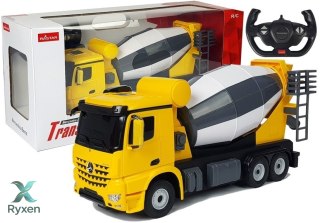 Auto R/C Mercedes-Benz Arocs Rastar 1:14 Żółte na Pilota RASTAR