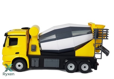 Auto R/C Mercedes-Benz Arocs Rastar 1:14 Żółte na Pilota RASTAR