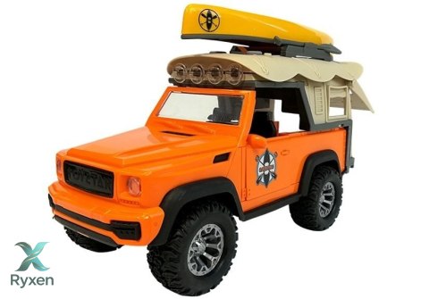 Auto Samochód Campingowy Jeep Dźwięki i Światła LEAN TOYS