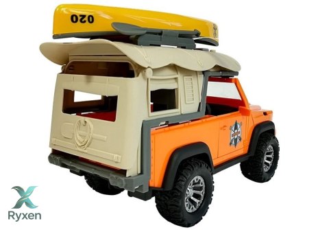 Auto Samochód Campingowy Jeep Dźwięki i Światła LEAN TOYS