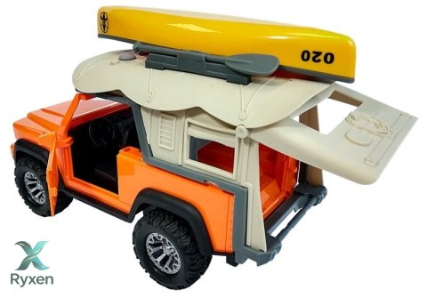 Auto Samochód Campingowy Jeep Dźwięki i Światła LEAN TOYS