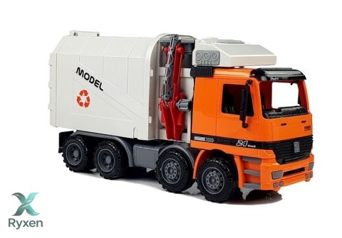 Auto Śmieciarka z Napędem Kosz na Śmieci LEAN TOYS