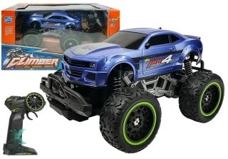 Auto Zdalnie Sterowane R/C 6.5 km/h Wysokie Koła Niebieskie LEAN TOYS