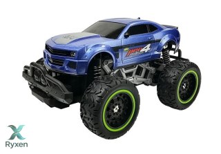 Auto Zdalnie Sterowane R/C 6.5 km/h Wysokie Koła Niebieskie LEAN TOYS