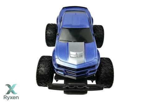 Auto Zdalnie Sterowane R/C 6.5 km/h Wysokie Koła Niebieskie LEAN TOYS