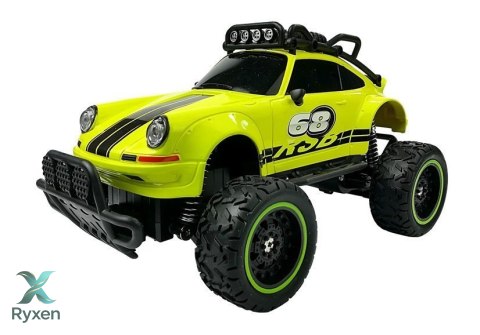 Auto Zdalnie Sterowane R/C Beetle Zielone 6.5 km/h 2.4G LEAN TOYS