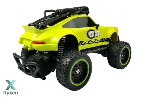 Auto Zdalnie Sterowane R/C Beetle Zielone 6.5 km/h 2.4G LEAN TOYS